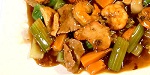 106. Stir Fried Mixed Vegetables in black bean sauce